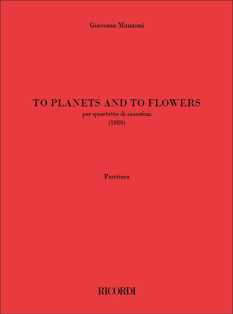 To planets and to flowers